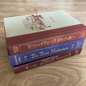 Lot of 3 Reader's Digest Hardcovers | Antique Novels | Embossed Gold Covers